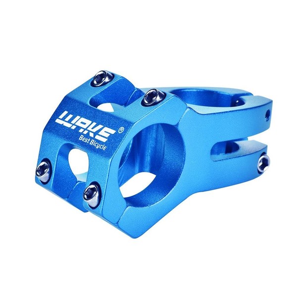 MTB Handlebar Stem Short Blue, Stem MTB, 31.8 mm Bicycle