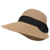 Women Straw Sun Hat Wide Brim Beach Hat Travel Sun