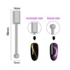 JERCLITY 6 Pieces Cat Eye Magnet for Nails Double-Head Nail