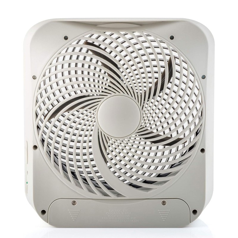 Treva 10-Inch Portable Fan, Powered by Battery and/or AC Adapter