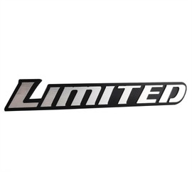 OnlyYou.X Limited Emblem Limited Badge Limited Sticker Compatible with Universal Pickup and Car 1 Piece Metal Black White