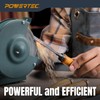 POWERTEC Bench Grinder Wheel 8 Inch 80 Grit, Aluminum Oxide