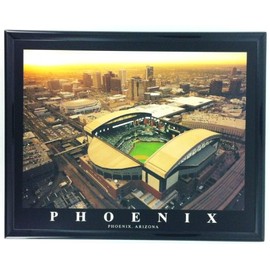 Arizona Diamondbacks Baseball Chase Field Framed Aerial Photo F7571A