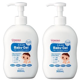 Mill Fuwa Baby Gel Lotion, Pump Type, 10.1 fl oz (300 ml) x 2
