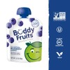 Buddy Fruits Snacks To Go Blueberry Unsweetened Applesauce 3.2oz Pouch