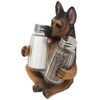 German Shepherd Police Dog Salt and Pepper Shaker Set with