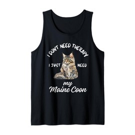 Maine Coon Cat Lover Design, I Just Need My Maine Coon Tank Top