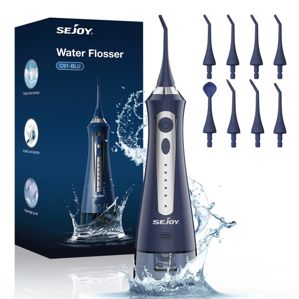 SEJOY Water Flosser Water Teeth Cleaner Dental Floss Oral Irrigator