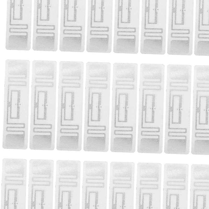 100pcs UHF RFID Labels 860‑960MHz UR108 Chip Reusable Electronic Tag