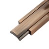 Coufce 2pcs 2 Inch Solid Brass Slide Bolt, Rose Gold