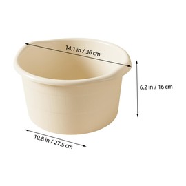 TEHAUX Foot Bath Bucket Thickened Plastic Foot Washing Basin for Home Outdoor Use Multi Functional