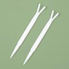 White Simple Double Eyelid Tape Double Tweezers Y Tweezers Stick / 화이트 심플 쌍커풀 테이프 쌍테 Y 집게 스틱