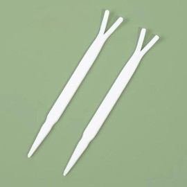 White Simple Double Eyelid Tape Double Tweezers Y Tweezers Stick / 화이트 심플 쌍커풀 테이프 쌍테 Y 집게 스틱