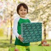 Crocodile Wrapping Paper for Boys Girls Kids, 6 Sheets Green