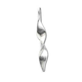 SilberDream Earrings 925 Silver Twisted Women's Jewellery SDO6716J Silver Earrings, Sterling Silver