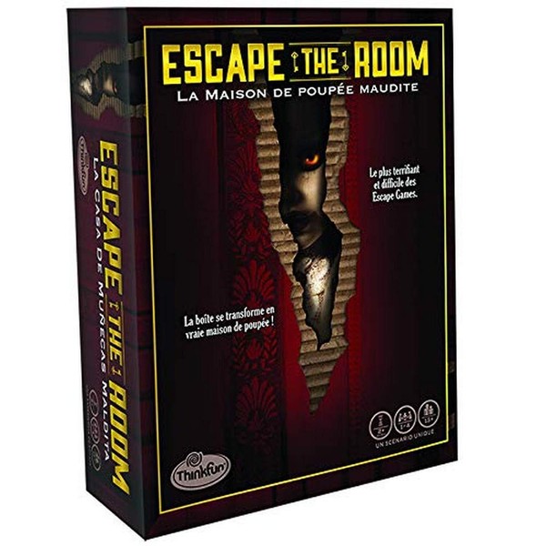 Thinkfun Escape the Room Cursed Dollhouse Escape Game 3D Game