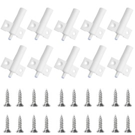 10Pack, Damper Buffer, Premium Material for Durability, Easy Installation, Soft Close Hinges for Kitchen Cupboards Reduces Damage for Furniture for Kitchen Cabinets, Wardrobe Doors, Furniture