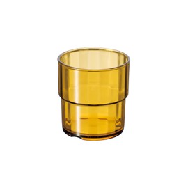 Taiwa PC-25-TA Plastic Cup, Amber, 6.8 fl oz (200 ml), Diameter 2.7 x Height 2.9 inches (6.9 x 7.4 cm), 1 Piece, Dishwasher Safe, Made in Japan for Commercial Use