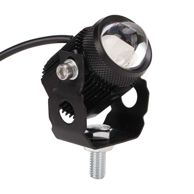 Pair Motorcycle LED Spotlight High Low Beam Yellow White Light