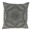 SARO LIFESTYLE Embroidered Mosaic Delight Down Filled Throw Pillow