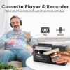 PRUNUS J-360 Cassette Tape Player Boombox with Solar/Rechargeable Battery Operated,AM