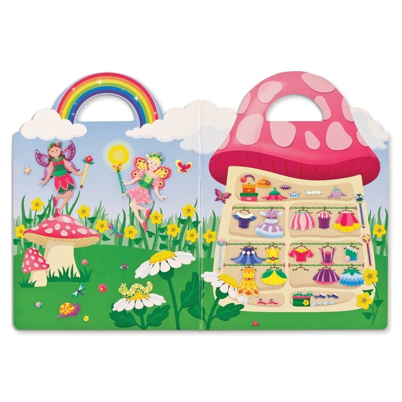 Melissa & Doug Reusable Puffy Stickers Fairies