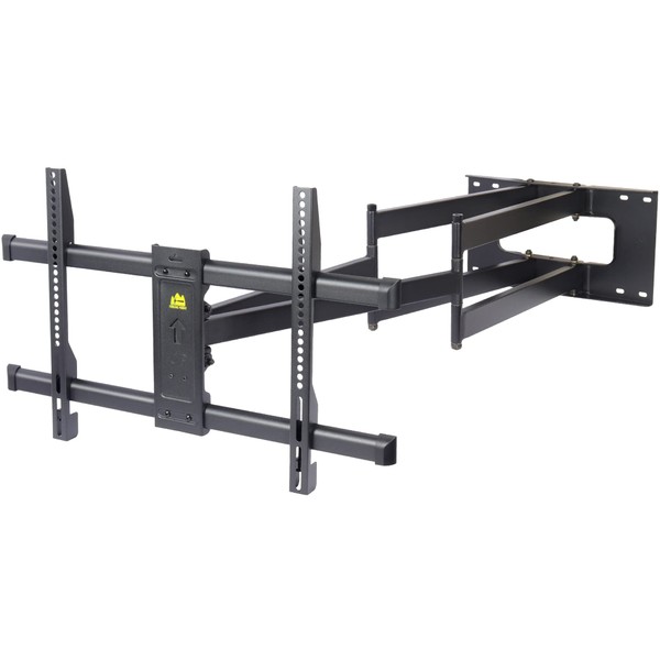 FORGING MOUNT Long Arm TV Mount Bracket,Dual Articulating Arm Full Motion TV Wall Mount with 43inch Long Extension Swivel Tilt Level,Fits 42-86" TVs,Holds 165 lbs,VESA 600x400mm