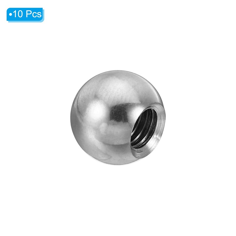 PATIKIL Nuts Button 10 Pack M5 Internal Thread 10 mm