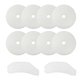 VZU 10Pcs Tumble Dryer Cloth Exhaust Filter for B*u*sh DHB7VTDW DHB7VTDB TD3CNBW Air Intake for Clothes Dryer Filter Replacement, Cotton Filter Dryer Filter(235mm*34mm)