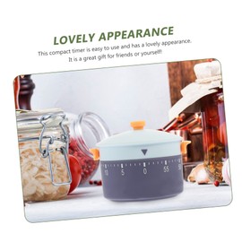 MAGICLULU 3pcs Mechanical Kitchen Timer Cute Cartoon Design Easy to Use Reminder for Cooking and Baking for Home Classroom Efficient Management Tool