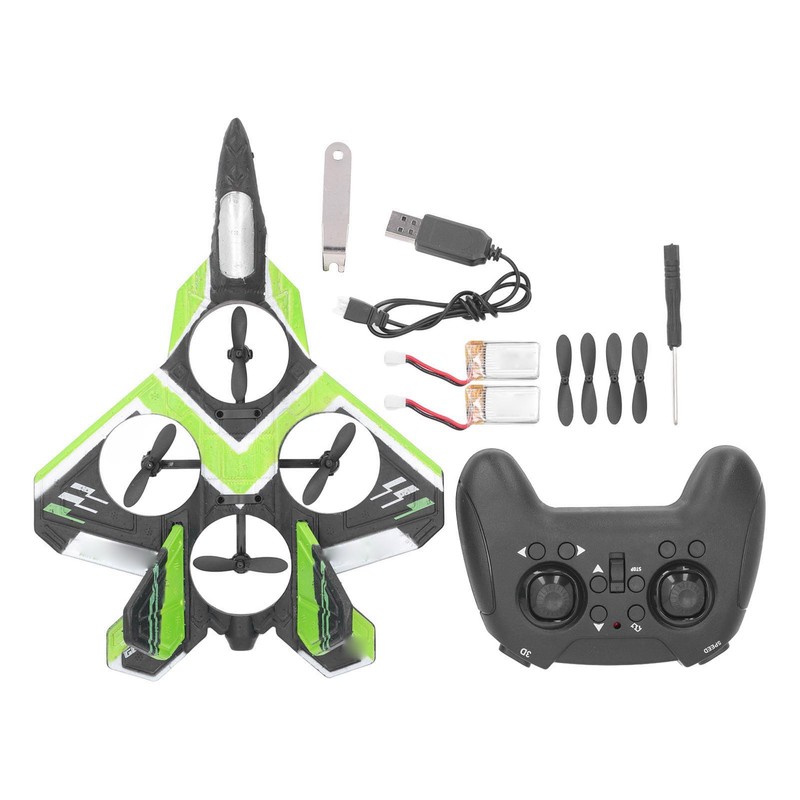 RC Foam Airplane with Light 360 Degree Roll Barometric Height