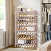 UNITSTAGE 8-Tier Tall Shoe Rack Organizer Shoe Storage for Entryway