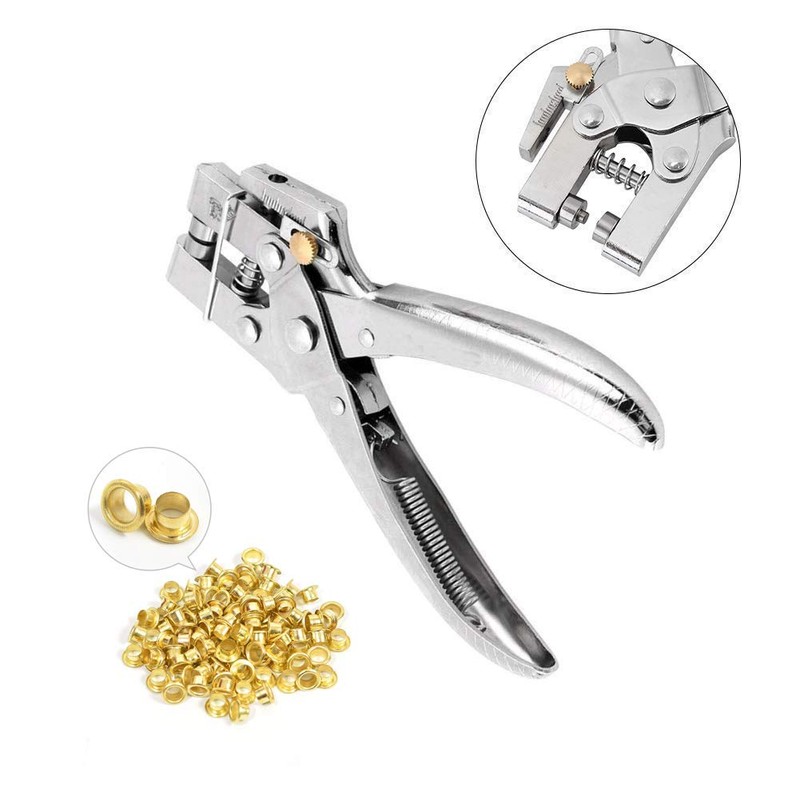 Trimming Shop Steel Eyelet Plier Heavy Duty Rivet Setting Tool