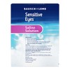 Bausch And Lomb Sensitive Eyes Plus Solución salina, paquete doble,