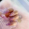 ButterflyHandmade nail tips - Coffin / 버터플라이수제네일팁 - 코핀