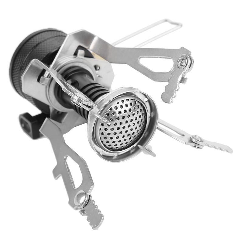 Outdoor Camping Gas Stove Mini Portable Hiking Picnic Gas Stove