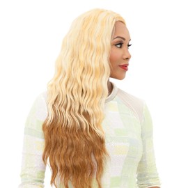 Vivica A Fox Yucera Synthetic Fiber Natural Baby Hair Lace Front Wig, 1, 13 Ounce