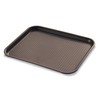 New Star Foodservice 24753 Brown Plastic Fast Food Tray, 14