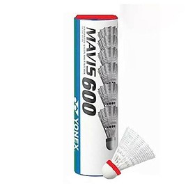 YONEX Mavis 600 Nylon Shuttlecocks, White, 78-Fast