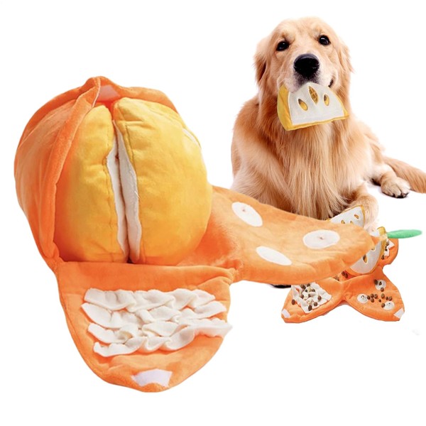Dog Foraging Mat - Peel and Orange Snuffle Toy |