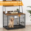 IDEALHOUSE Dog Crate Furniture,Flip-up Top Pet Crate Furniture,Indoor End Table