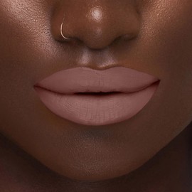 Beauty Bakerie Bitesized Lip Whip Liquid Lipstick for Women, Hydrating Moisturizer Lip Gloss Lip Tint, Long Lasting Waterproof Lip Stain Matte or Metallic, 2.5mL, I Nude It