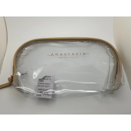 Anastasia Beverly Hills Clear Cosmetics Makeup Bag New in Plastic!