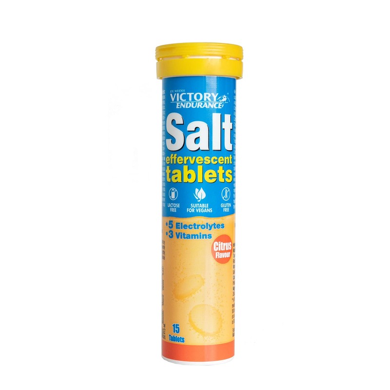 Weider Salt Effervescent Tabs 15 Tablets per Tube. with 5
