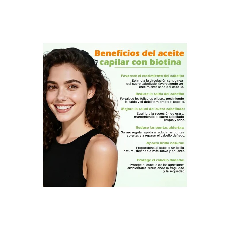Aceite Para Cabello Aceite Capilar De Biotina 150 Ml Aceite