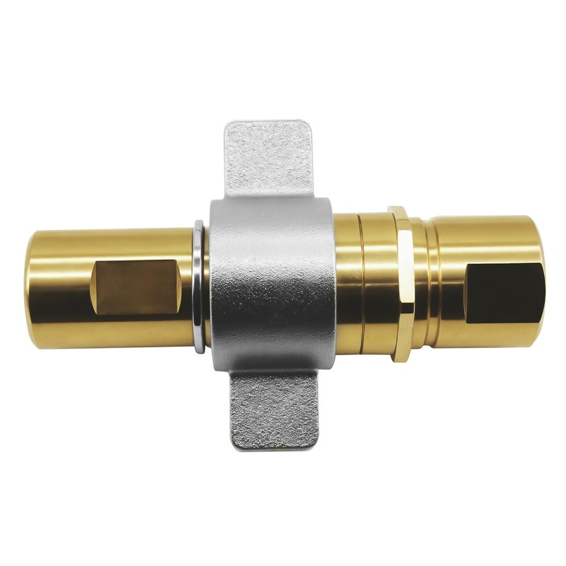 GLOCRORET 1" NPT Wet-Line Wing Nut Hydraulic Quick Disconnect Coupler/Coupling