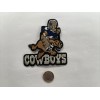 Dallas Cowboys vintage embroidered iron on Patch 3"x 2.75” Cowboy