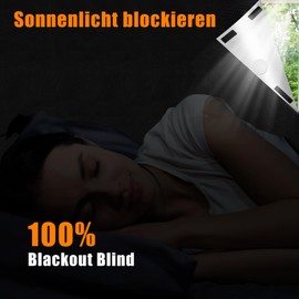 Window Blackout, 145 x 200 cm, 100% Opaque Sun Protection Roof Window Blackout, Interior Sun Protection Window, Blackout Fabric, Heat Protection, Outdoor for Bedroom, Children's Room