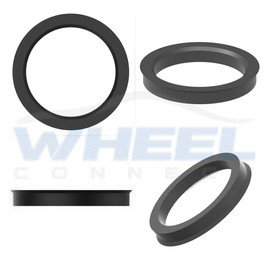 WHEEL CONNECT Hub Centric Rings, Set of 4, ABS Plastic Hubrings, O.D:74 -I.D:67.1mm.P