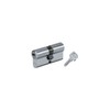 Abus Door Cylinder/Lock with Key, silver, 27068